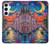 S4083 月夜のベネチア風景 Colorful Painting Moonlit Venice City Samsung Galaxy A55 5G バックケース、フリップケース・カバー