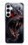 S4094 月夜のオオカミ Wolf Moonlight Fantasy Art Samsung Galaxy A55 5G バックケース、フリップケース・カバー