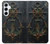 S4106 アンカーと舵輪アート Vintage Maritime Anchor Helm Art Samsung Galaxy A55 5G バックケース、フリップケース・カバー