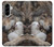S4089 オオカミと子羊 Gentle Wolf And Lamb Friendship Art Samsung Galaxy A56 バックケース、フリップケース・カバー