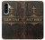 S4109 アンティーク聖書風表紙 Vintage Antique Bible Book Cover Art Samsung Galaxy A56 バックケース、フリップケース・カバー