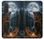 S4095 森のクマ幻想画 Majestic Bear Indian Wilderness Art Samsung Galaxy A57 バックケース、フリップケース・カバー