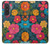 S4105 カラフル花柄 Vibrant Colorful Floral Pattern Samsung Galaxy A57 バックケース、フリップケース・カバー