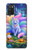 S4088 幻想キツネ精霊 Fantasy Fox Spirit Magical Artwork Samsung Galaxy A03S バックケース、フリップケース・カバー