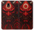 S4099 赤鬼幻想アート Mystic Red Demon Illustration Samsung Galaxy J7 (2018), J7 Aero, J7 Top, J7 Aura, J7 Crown, J7 Refine, J7 Eon, J7 V 2nd Gen, J7 Star バックケース、フリップケース・カバー