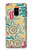 S4078 カラフル落書き柄 Abstract Colorful Doodle Pattern Samsung Galaxy A8 (2018) バックケース、フリップケース・カバー