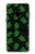 S4087 かわいいおばけ柄 Cute Green Ghost Cartoon Pattern Samsung Galaxy A8 (2018) バックケース、フリップケース・カバー