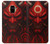 S4099 赤鬼幻想アート Mystic Red Demon Illustration Samsung Galaxy A8 (2018) バックケース、フリップケース・カバー