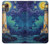 S4092 月夜の灯台風景 Moonlit Lighthouse Coastal Painting Samsung Galaxy XCover7 バックケース、フリップケース・カバー