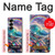 S4084 虹色ファンタジー波 Rainbow Ocean Wave Fantasy Samsung Galaxy Z Fold 6 バックケース、フリップケース・カバー
