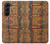 S4079 トライバル幾何学柄 Tribal Geometric Ethnic Pattern Samsung Galaxy Z Fold 5 バックケース、フリップケース・カバー