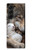 S4089 オオカミと子羊 Gentle Wolf And Lamb Friendship Art Samsung Galaxy Z Fold 5 バックケース、フリップケース・カバー