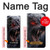 S4094 月夜のオオカミ Wolf Moonlight Fantasy Art Samsung Galaxy Z Fold 5 バックケース、フリップケース・カバー