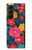 S4105 カラフル花柄 Vibrant Colorful Floral Pattern Samsung Galaxy Z Fold 5 バックケース、フリップケース・カバー