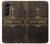 S4109 アンティーク聖書風表紙 Vintage Antique Bible Book Cover Art Samsung Galaxy Z Fold 5 バックケース、フリップケース・カバー