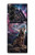 S4110 オオカミと古代紋章 Mystic Wolf Ancient Symbol Artwork Samsung Galaxy Z Fold 5 バックケース、フリップケース・カバー