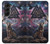 S4110 オオカミと古代紋章 Mystic Wolf Ancient Symbol Artwork Samsung Galaxy Z Fold 5 バックケース、フリップケース・カバー