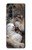 S4089 オオカミと子羊 Gentle Wolf And Lamb Friendship Art Samsung Galaxy Z Fold 3 5G バックケース、フリップケース・カバー