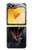 S4094 月夜のオオカミ Wolf Moonlight Fantasy Art Samsung Galaxy Z Flip 6, Flip 7 FE バックケース、フリップケース・カバー