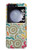 S4078 カラフル落書き柄 Abstract Colorful Doodle Pattern Samsung Galaxy Z Flip 5 バックケース、フリップケース・カバー