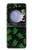 S4087 かわいいおばけ柄 Cute Green Ghost Cartoon Pattern Samsung Galaxy Z Flip 5 バックケース、フリップケース・カバー