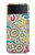 S4078 カラフル落書き柄 Abstract Colorful Doodle Pattern Samsung Galaxy Z Flip 4 バックケース、フリップケース・カバー