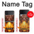 S4090 炎のドラゴンアート Epic Fire Dragon Fantasy Illustration Samsung Galaxy Z Flip 4 バックケース、フリップケース・カバー