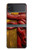 S4098 スペイン闘牛アート Span Bull Carved Artwork Samsung Galaxy Z Flip 3 5G バックケース、フリップケース・カバー