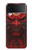 S4099 赤鬼幻想アート Mystic Red Demon Illustration Samsung Galaxy Z Flip 3 5G バックケース、フリップケース・カバー
