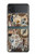 S4100 レトロ科学コラージュ Vintage Scientific Discovery Collage Samsung Galaxy Z Flip 3 5G バックケース、フリップケース・カバー