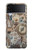 S4100 レトロ科学コラージュ Vintage Scientific Discovery Collage Samsung Galaxy Z Flip 3 5G バックケース、フリップケース・カバー