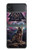 S4110 オオカミと古代紋章 Mystic Wolf Ancient Symbol Artwork Samsung Galaxy Z Flip 3 5G バックケース、フリップケース・カバー