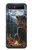 S4095 森のクマ幻想画 Majestic Bear Indian Wilderness Art Samsung Galaxy Z Flip 5G バックケース、フリップケース・カバー