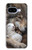 S4089 オオカミと子羊 Gentle Wolf And Lamb Friendship Art Google Pixel 9a バックケース、フリップケース・カバー