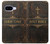 S4109 アンティーク聖書風表紙 Vintage Antique Bible Book Cover Art Google Pixel 9a バックケース、フリップケース・カバー