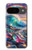 S4084 虹色ファンタジー波 Rainbow Ocean Wave Fantasy Google Pixel 9 バックケース、フリップケース・カバー