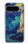 S4092 月夜の灯台風景 Moonlit Lighthouse Coastal Painting Google Pixel 9 Pro XL バックケース、フリップケース・カバー