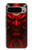 S4099 赤鬼幻想アート Mystic Red Demon Illustration Google Pixel 9 Pro XL バックケース、フリップケース・カバー