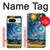 S4081 幻想銀河夜空アート Dreamy Spiral Galaxy Night Sky Art Google Pixel 8 バックケース、フリップケース・カバー