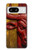 S4098 スペイン闘牛アート Span Bull Carved Artwork Google Pixel 8 バックケース、フリップケース・カバー