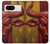 S4098 スペイン闘牛アート Span Bull Carved Artwork Google Pixel 8 バックケース、フリップケース・カバー