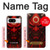 S4099 赤鬼幻想アート Mystic Red Demon Illustration Google Pixel 8 バックケース、フリップケース・カバー
