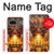 S4090 炎のドラゴンアート Epic Fire Dragon Fantasy Illustration Google Pixel 7a バックケース、フリップケース・カバー