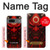 S4099 赤鬼幻想アート Mystic Red Demon Illustration Google Pixel 7a バックケース、フリップケース・カバー