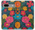 S4105 カラフル花柄 Vibrant Colorful Floral Pattern Google Pixel 7a バックケース、フリップケース・カバー