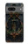S4106 アンカーと舵輪アート Vintage Maritime Anchor Helm Art Google Pixel 7a バックケース、フリップケース・カバー