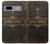 S4109 アンティーク聖書風表紙 Vintage Antique Bible Book Cover Art Google Pixel 7a バックケース、フリップケース・カバー