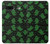 S4087 かわいいおばけ柄 Cute Green Ghost Cartoon Pattern Google Pixel 7 バックケース、フリップケース・カバー