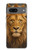 S4093 王冠ライオンアート Royal Lion Portrait Artwork Google Pixel 7 バックケース、フリップケース・カバー
