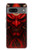 S4099 赤鬼幻想アート Mystic Red Demon Illustration Google Pixel 7 バックケース、フリップケース・カバー